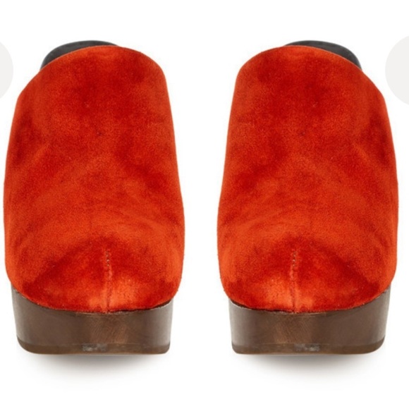 Rachel Comey Red Suede Mules - Picture 2 of 16
